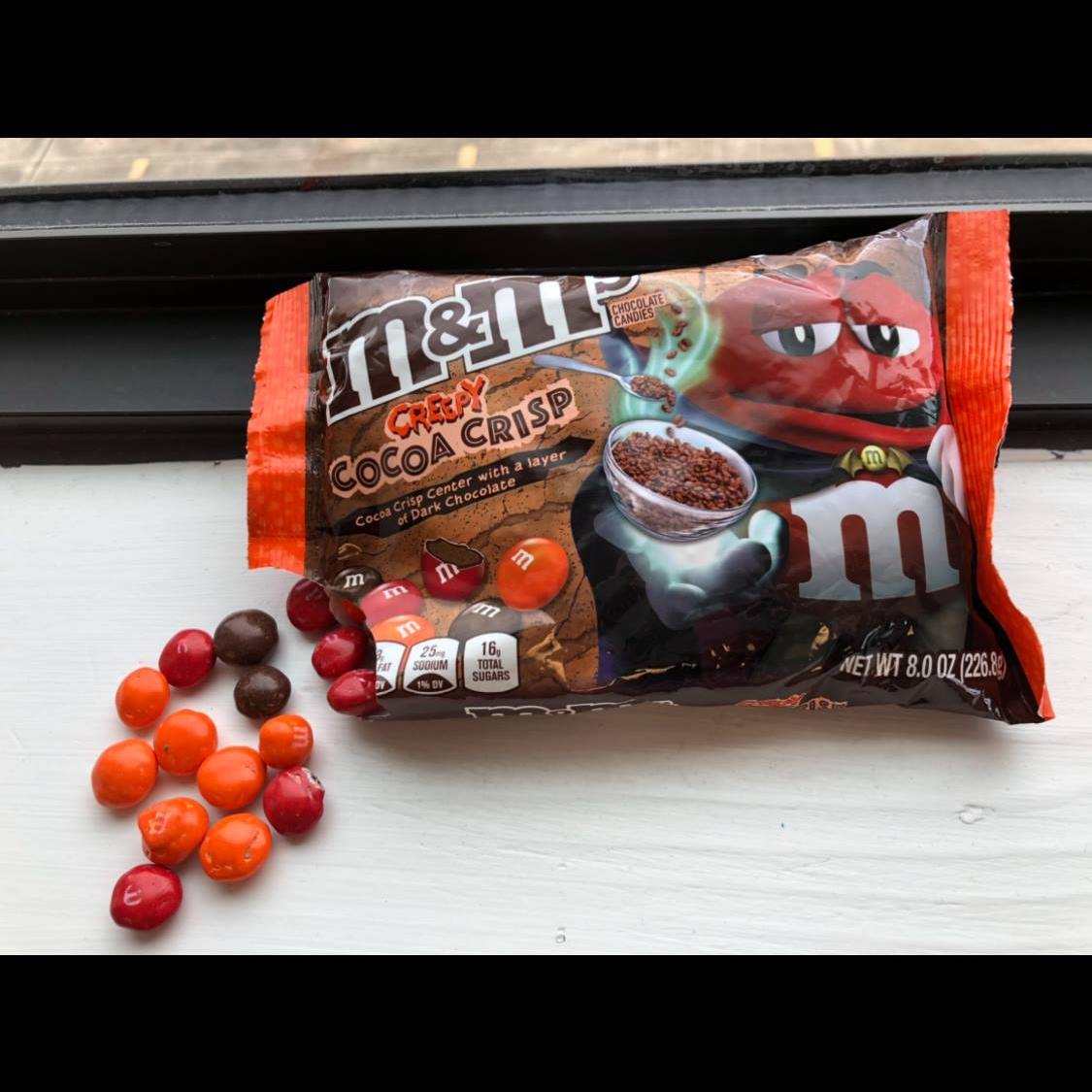 cocoa crisp m&m
