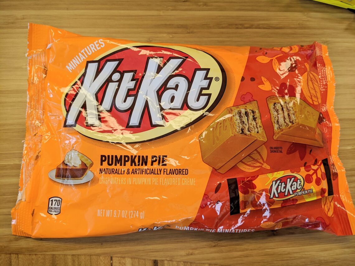 pumpkin pie kit kat
